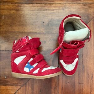 Isabel Marant Bekett (Bayley) wedge sneakers size 39